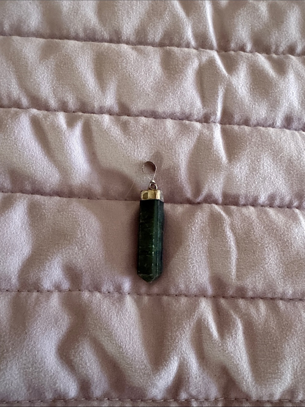 Green Crystal Point Pendant Necklace - Unbranded Women’s Accessory